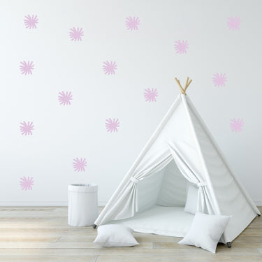Purple Stars Wall Decals